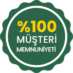 %100 Müşteri Memnuniyeti