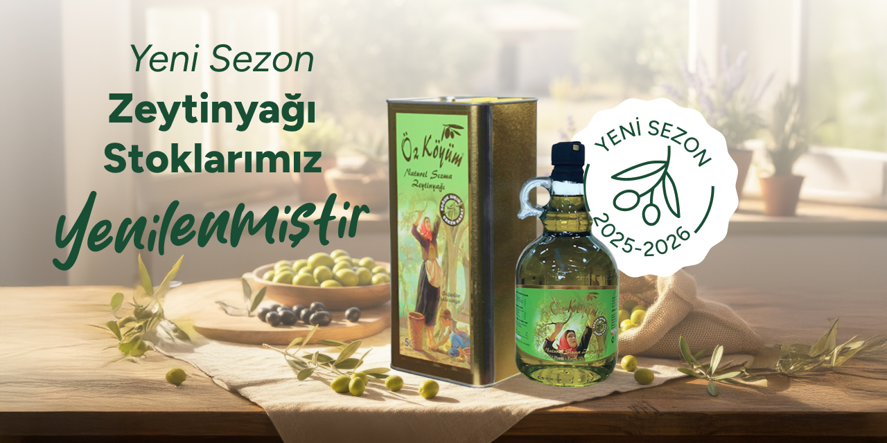 Yeni Sezon Zeytinyağı Erken Hasat Soğuk Sıkım Zeytinyağı