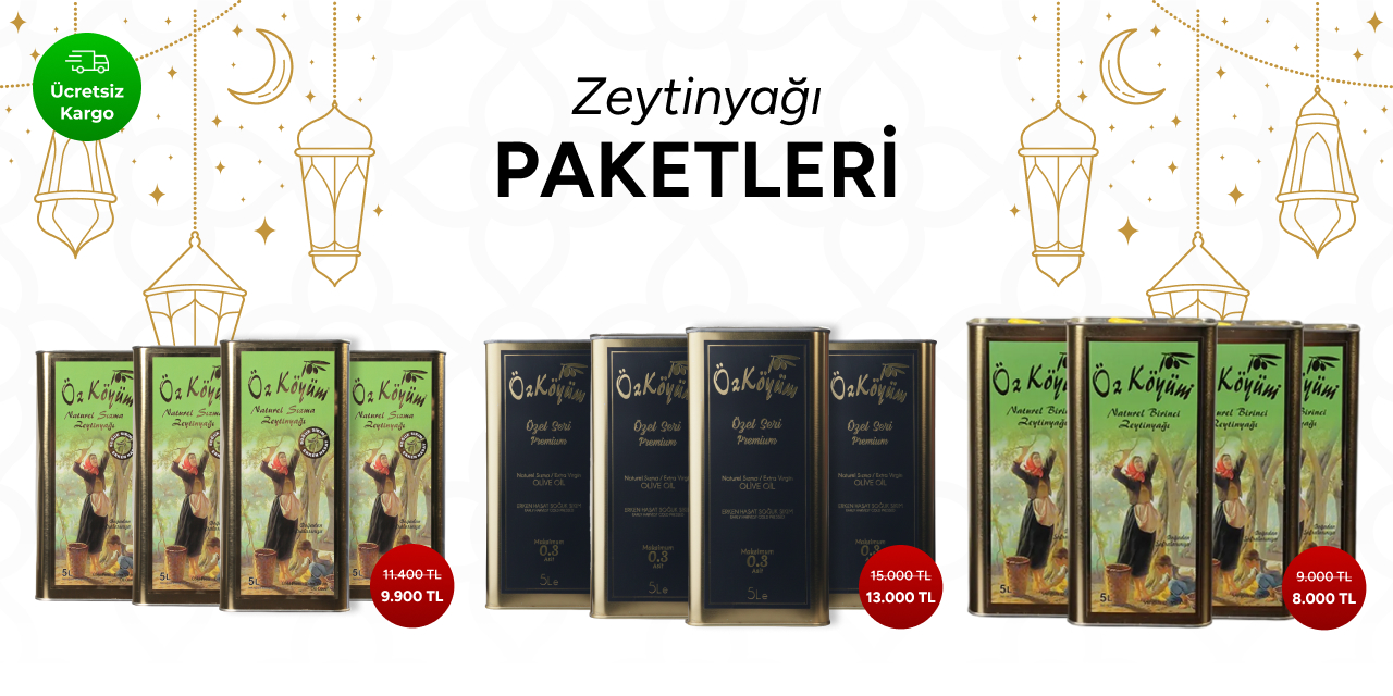 Soğuk Sıkım Zeytinyağı