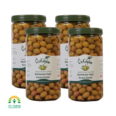 Burhaniye Kırma Yeşil Zeytin 4 KG