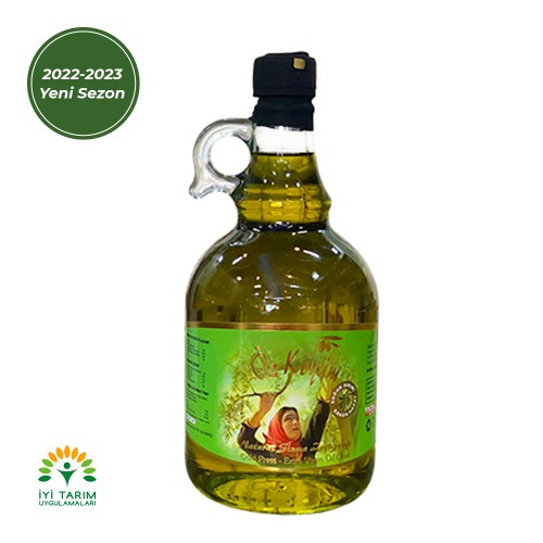 Naturel Sızma Erken Hasat Soğuk Sıkım Zeytinyağı 1 LT - Tombul Şişe