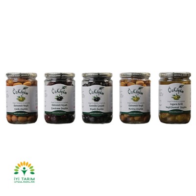 Izgara Zeytin 850 GR Cam Kavanoz thumb