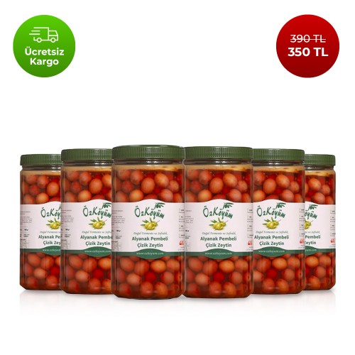 Alyanak Pembeli Çizik Zeytin 6 x 1 KG