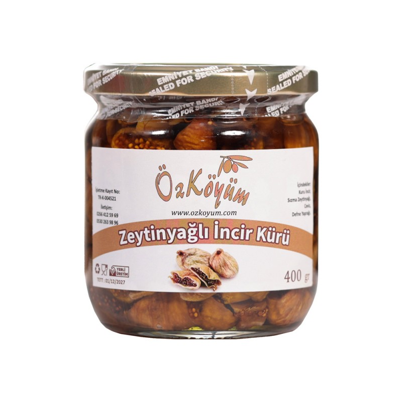 Zeytinyağlı Kuru İncir 400 GR