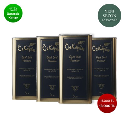 Özel Seri (Premium) Zeytinyağı 4 x 5 LT