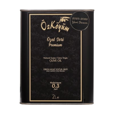 Öz Köyüm Premium Zeytinyağı - Özel Seri 2 LT